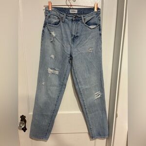 Pistola Light Blue Distressed Denim Jeans Size 26